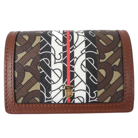 BURBERRY Bifold Wallet PVC Brown type