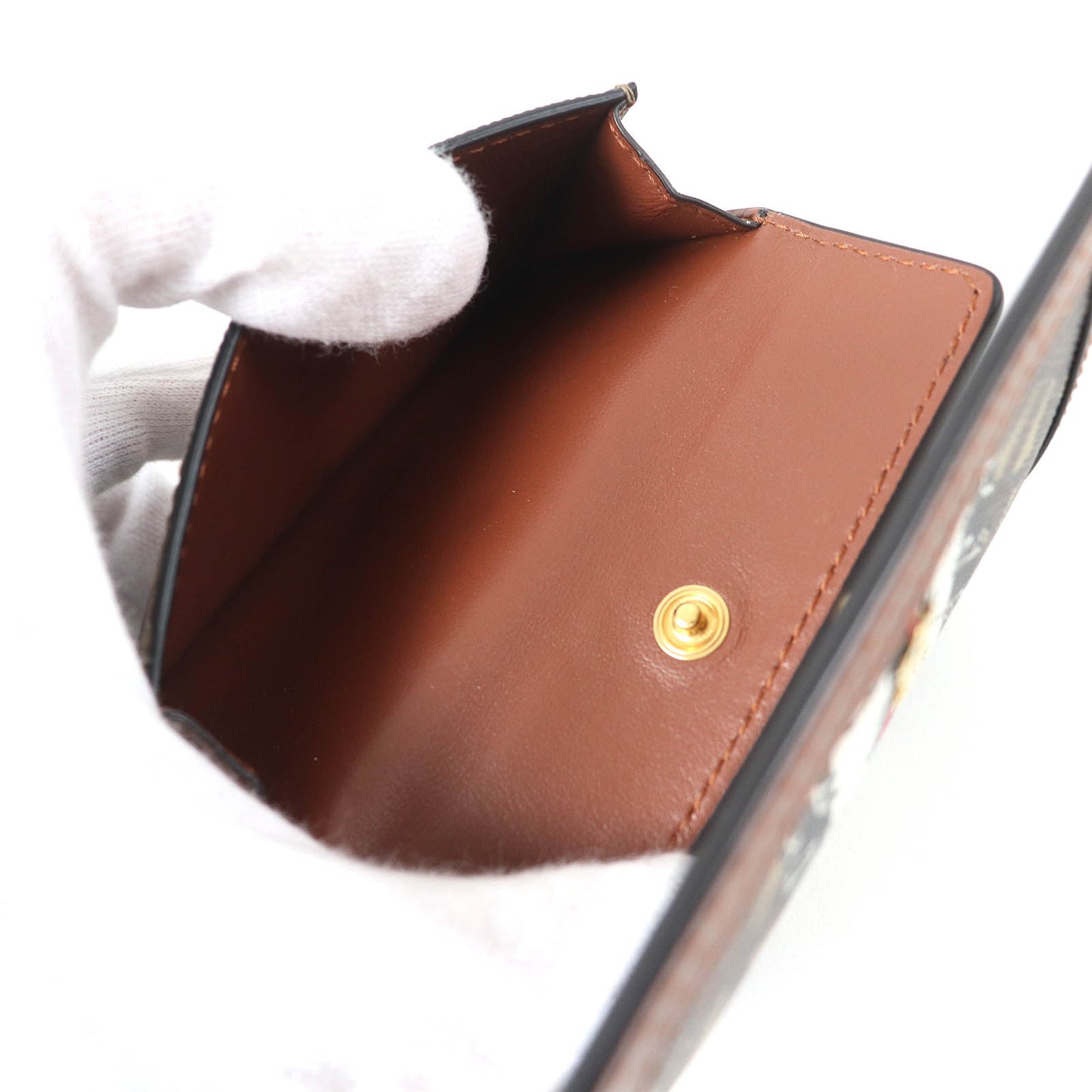 BURBERRY Bifold Wallet PVC Brown type