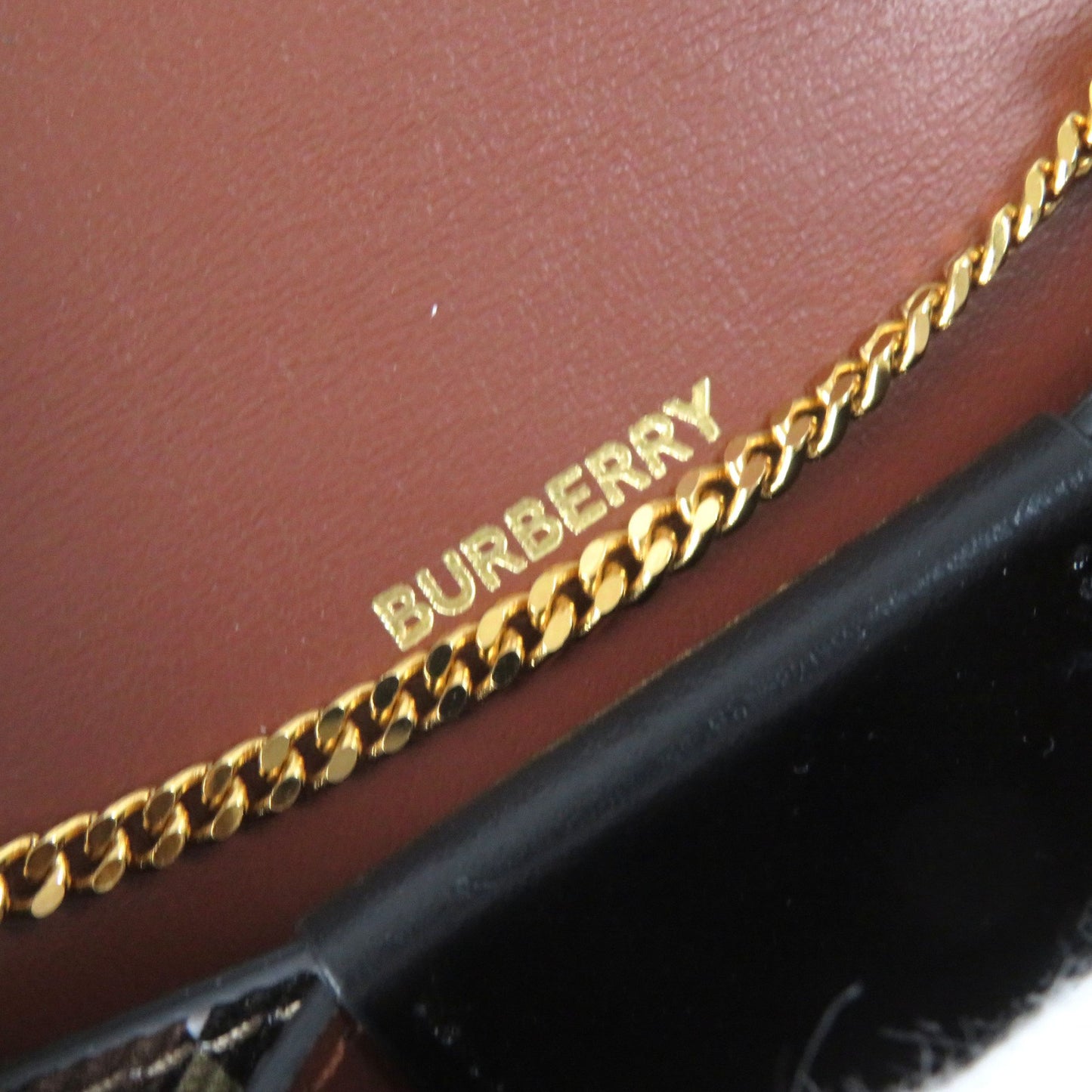 BURBERRY Bifold Wallet PVC Brown type