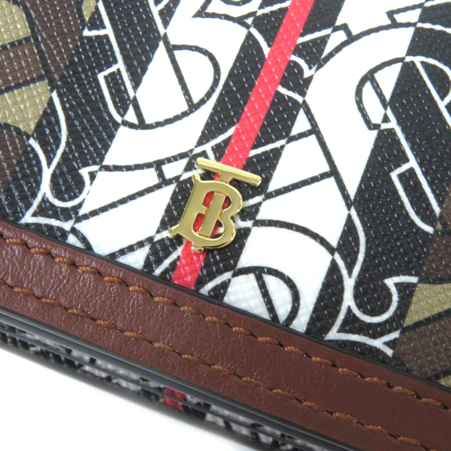 BURBERRY Bifold Wallet PVC Brown type