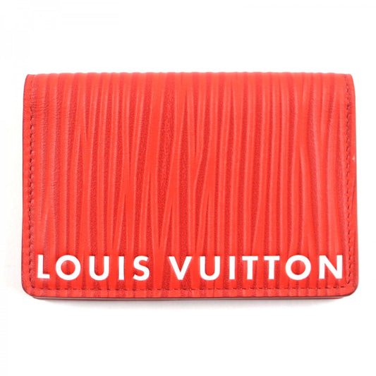 LOUIS VUITTON Card Case M23696 Epi XL Red Organizer De Poch