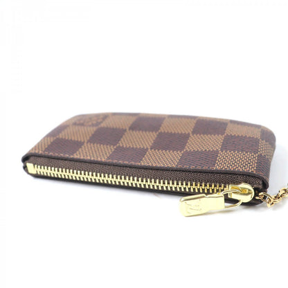 LOUIS VUITTON Coin case N62658 Damier canvas Brown Card Key case Key holder Pochette Cle