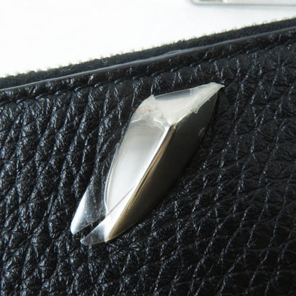 FENDI Coin case leather yellow Bugseye