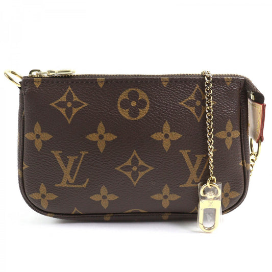 LOUIS VUITTON Pouch M58009 Monogram canvas Brown Mini Pochette Accessoires