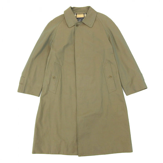BURBERRY Stainless collar coat cotton Khaki beige 90 165
