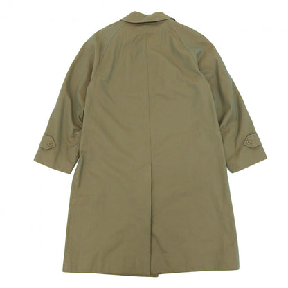 BURBERRY Stainless collar coat cotton Khaki beige 90 165