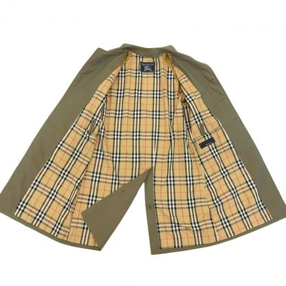 BURBERRY Stainless collar coat cotton Khaki beige 90 165