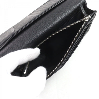 FENDI Long Wallet Purse 7M0186 Calfskin gray SELLERIA SELLERIA