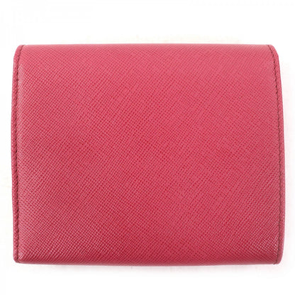 PRADA Tri-fold wallet 1M0176 Safiano leather BRUYERE Pink type SAFFIANO METAL