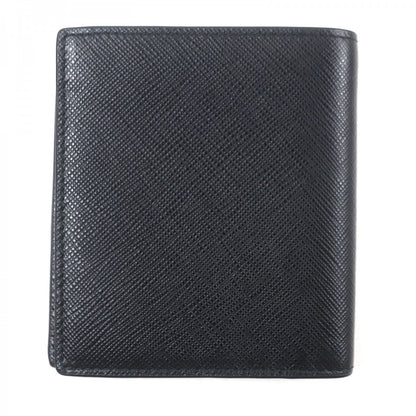 PRADA Bifold Wallet 2MO004 Safiano leather Black green