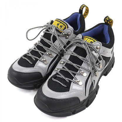GUCCI sneakers Calf leather Gray type Flashtrek Flashtrek 7
