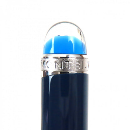MONTBLANC Ballpoint pen metal Two-tone (navy) Starwalker New Blue Planet Blue Dome