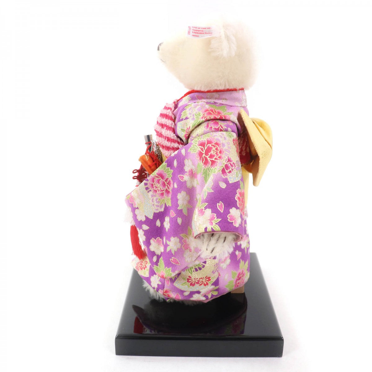Steiff Plush Doll 677380 ー off white Checkered Peony