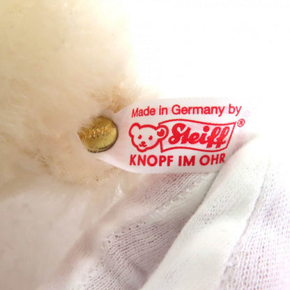 Steiff Plush Doll 677380 ー off white Checkered Peony