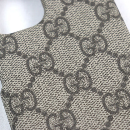 GUCCI iPhone case 763787 GG Supreme Canvas Beige type