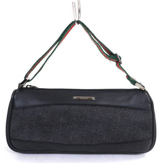 GUCCI Pouch 92820 leather Black type