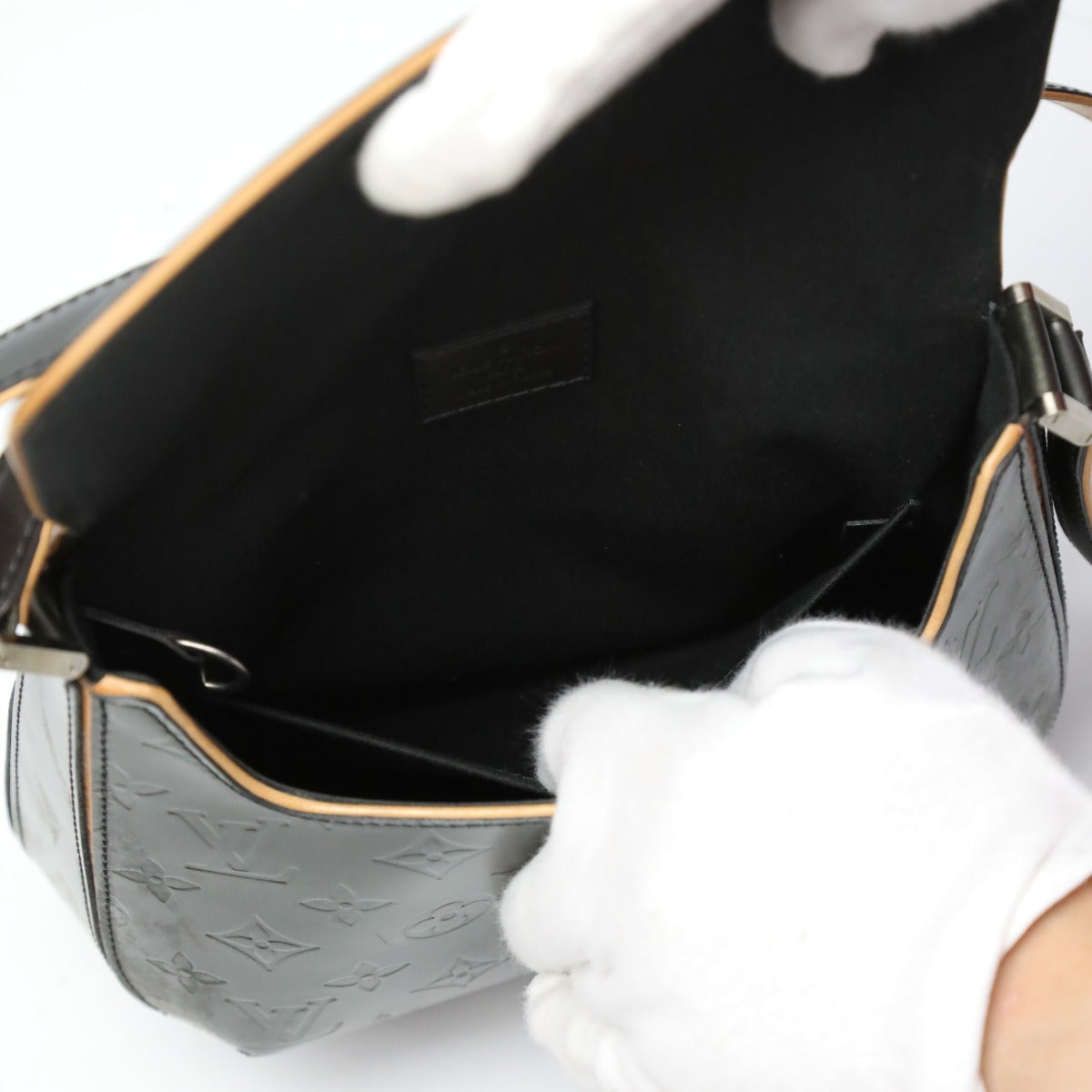 LOUIS VUITTON Shoulder Bag M55152 Monogram Matte Leather Noir Webster Street