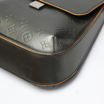 LOUIS VUITTON Shoulder Bag M55152 Monogram Matte Leather Noir Webster Street