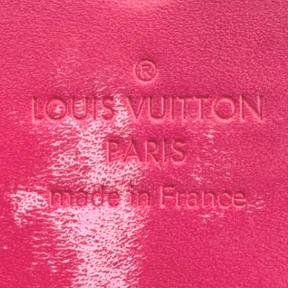 LOUIS VUITTON Long Wallet Purse M90022 enamel Rose Andian Pink Monogram Vernis Portefeuille Sara