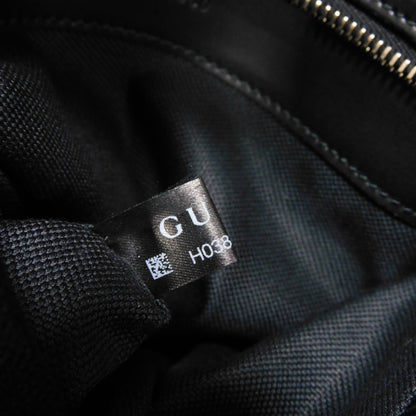 GUCCI Tote Bag 495559 K5IAN 1095 Soft GG Supreme canvas (polyurethane finish) x Calfskin black Soft GG Supreme Web stripe tote