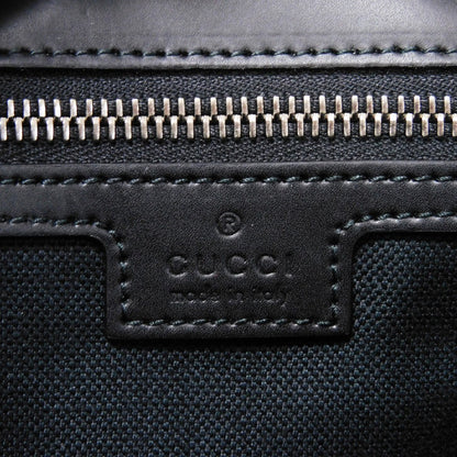GUCCI Tote Bag 495559 K5IAN 1095 Soft GG Supreme canvas (polyurethane finish) x Calfskin black Soft GG Supreme Web stripe tote