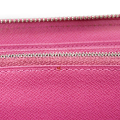 LOUIS VUITTON Long Wallet Purse M80113 Epi leather x grain leather Rose Pondicherry Epi Zippy wallet
