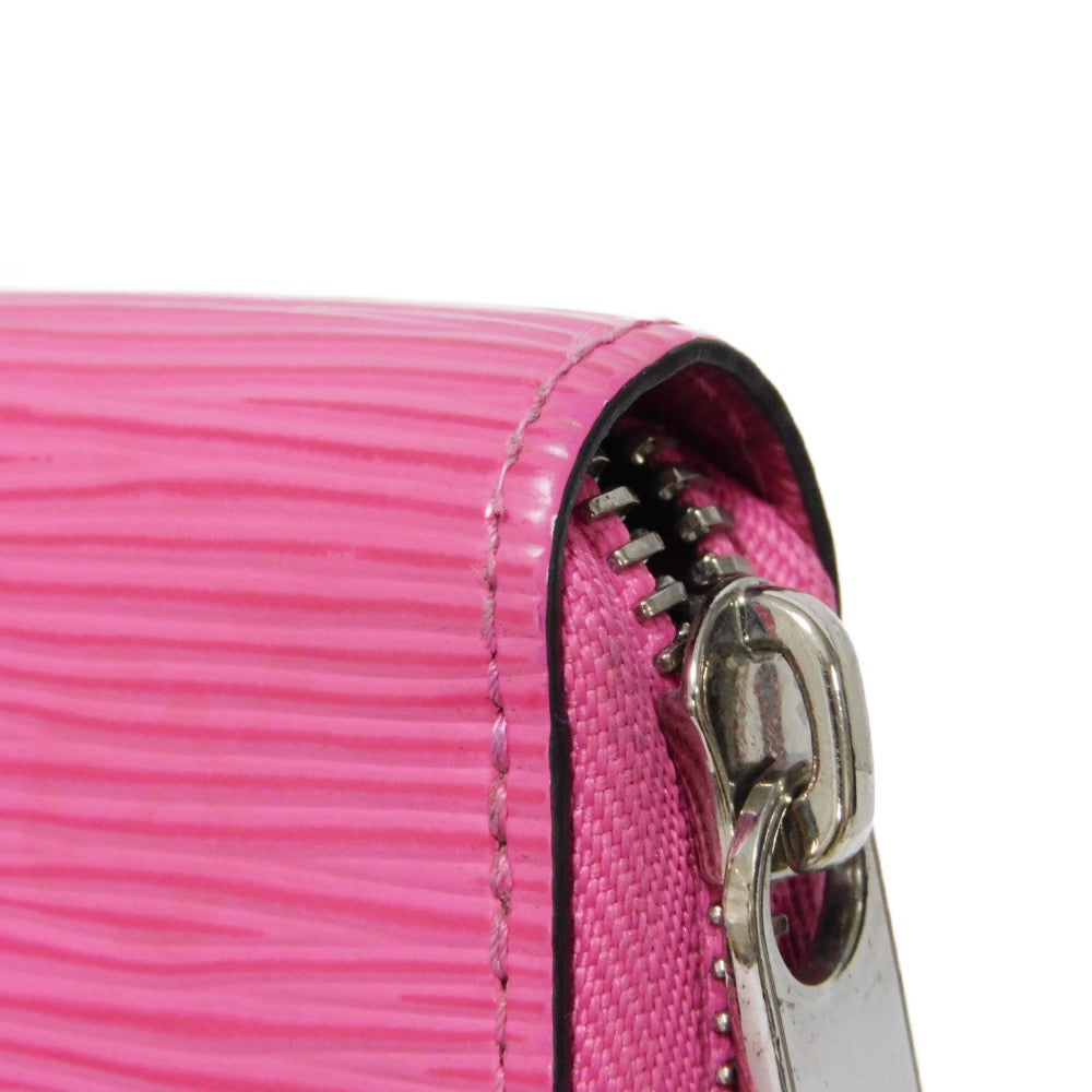 LOUIS VUITTON Long Wallet Purse M80113 Epi leather x grain leather Rose Pondicherry Epi Zippy wallet