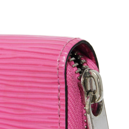 LOUIS VUITTON Long Wallet Purse M80113 Epi leather x grain leather Rose Pondicherry Epi Zippy wallet