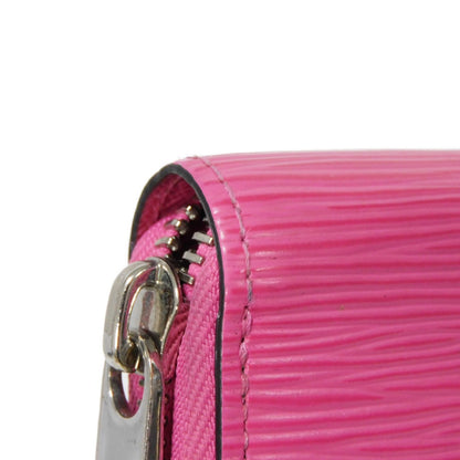 LOUIS VUITTON Long Wallet Purse M80113 Epi leather x grain leather Rose Pondicherry Epi Zippy wallet
