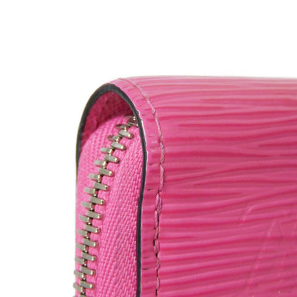 LOUIS VUITTON Long Wallet Purse M80113 Epi leather x grain leather Rose Pondicherry Epi Zippy wallet