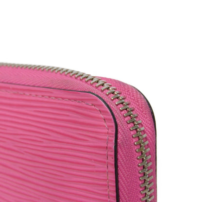 LOUIS VUITTON Long Wallet Purse M80113 Epi leather x grain leather Rose Pondicherry Epi Zippy wallet