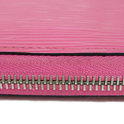 LOUIS VUITTON Long Wallet Purse M80113 Epi leather x grain leather Rose Pondicherry Epi Zippy wallet