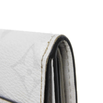 LOUIS VUITTON Tri-fold wallet M67621 Taiga leather x monogram canvas x smooth leather Antarctica Taiga Lama Monogram Discovery compact wallet