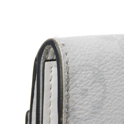 LOUIS VUITTON Tri-fold wallet M67621 Taiga leather x monogram canvas x smooth leather Antarctica Taiga Lama Monogram Discovery compact wallet