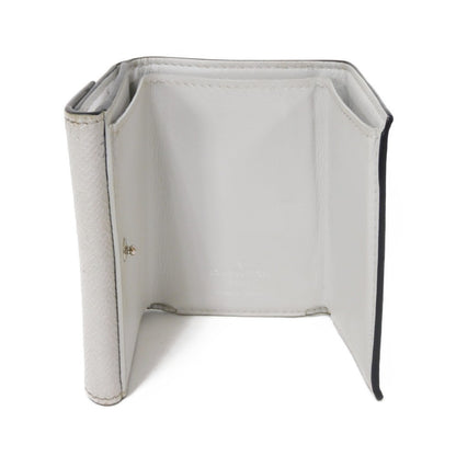 LOUIS VUITTON Tri-fold wallet M67621 Taiga leather x monogram canvas x smooth leather Antarctica Taiga Lama Monogram Discovery compact wallet