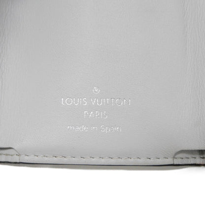 LOUIS VUITTON Tri-fold wallet M67621 Taiga leather x monogram canvas x smooth leather Antarctica Taiga Lama Monogram Discovery compact wallet