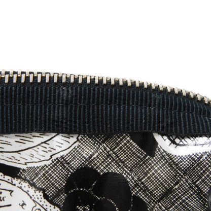 CHANEL Pouch A70811 Nylon black COCO Mark Camellia cosmetic pouch