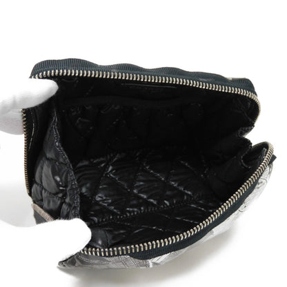 CHANEL Pouch A70811 Nylon black COCO Mark Camellia cosmetic pouch