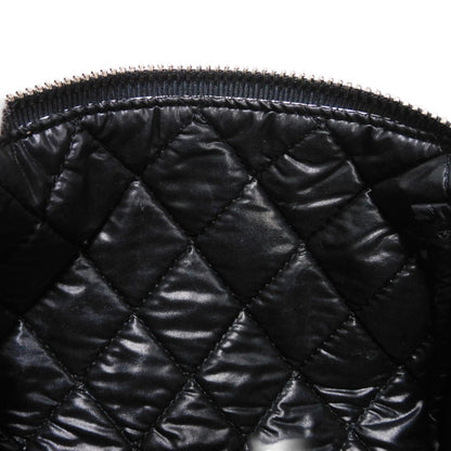CHANEL Pouch A70811 Nylon black COCO Mark Camellia cosmetic pouch