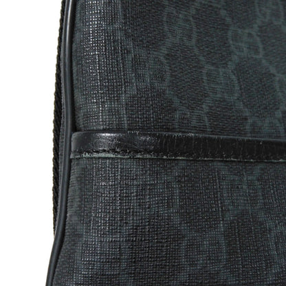 GUCCI Shoulder Bag 162904 GG Plus Canvas (PVC-coated) x Calfskin Leather black GG plus Medium messenger bag