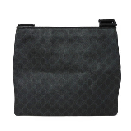 GUCCI Shoulder Bag 162904 GG Plus Canvas (PVC-coated) x Calfskin Leather black GG plus Medium messenger bag