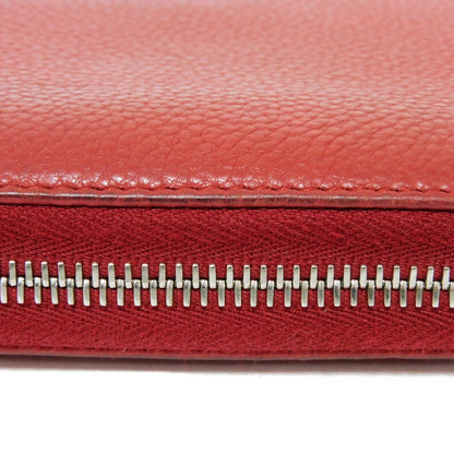 PRADA Long Wallet Purse 1ML506 2E8V F001 Calf leather Rosso logo metal Vitello Phoenix Zip Around Wallet