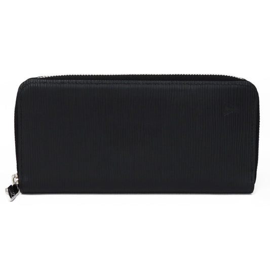LOUIS VUITTON Long Wallet Purse M60965 Epi Leatherx grained leather (embossed) Noir Epi Zippy Wallet Vertical