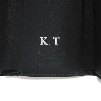 LOUIS VUITTON Tri-fold wallet M45417 Monogram Eclipse Reverse Canvas x Smooth Leather Noir Monogram Eclipse Reverse Discovery compact wallet