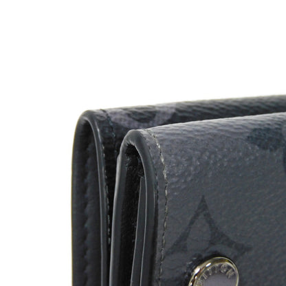 LOUIS VUITTON Tri-fold wallet M45417 Monogram Eclipse Reverse Canvas x Smooth Leather Noir Monogram Eclipse Reverse Discovery compact wallet