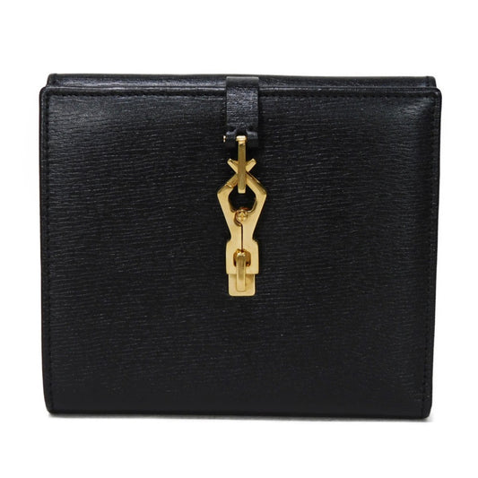 GUCCI Bifold Wallet 035 2169 Calf leather black Old Jackie Compact Wallet