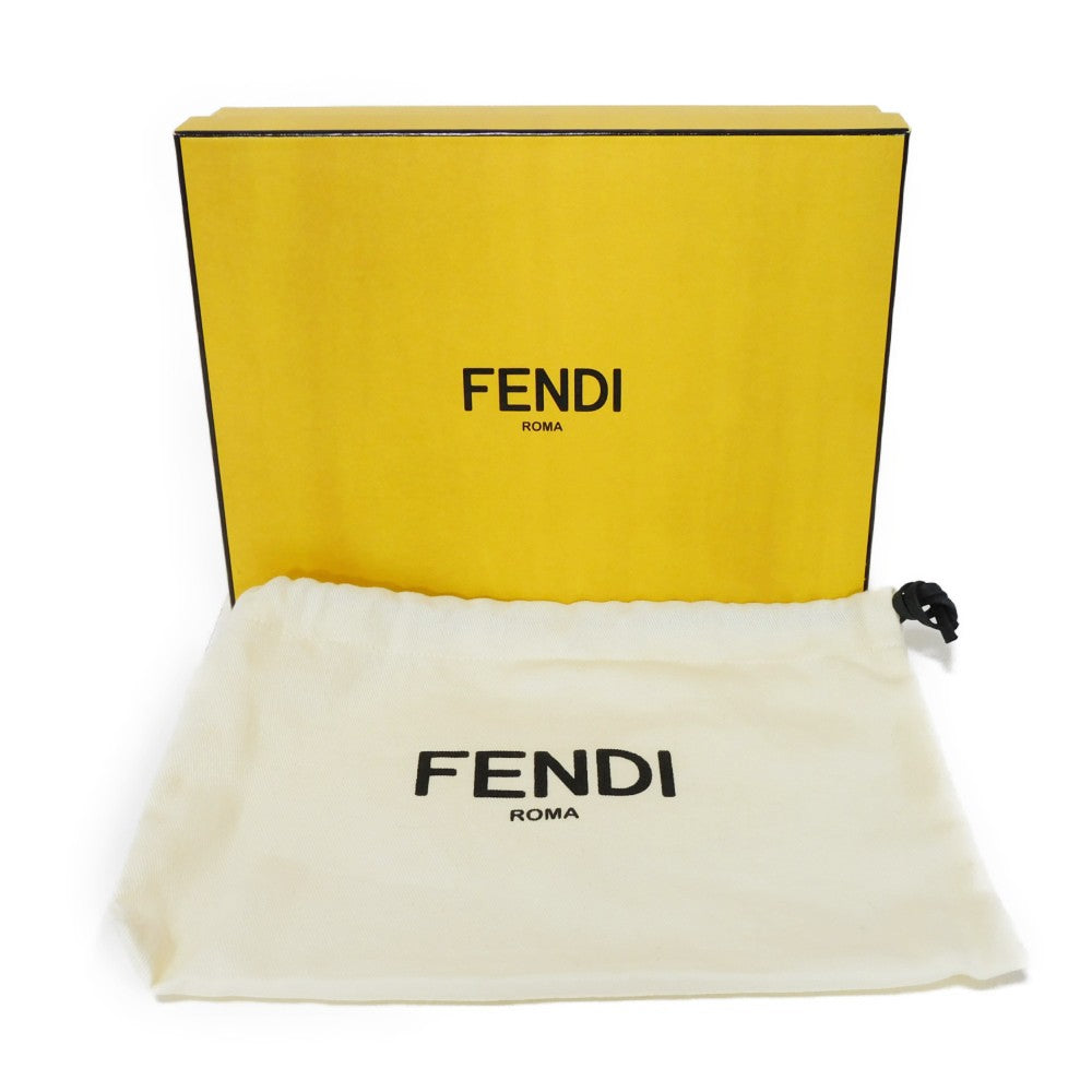 FENDI Long Wallet Purse 8M0437 A91B F09VN Calf leather (embossed) blue Celeria Peekaboo Continental Wallet
