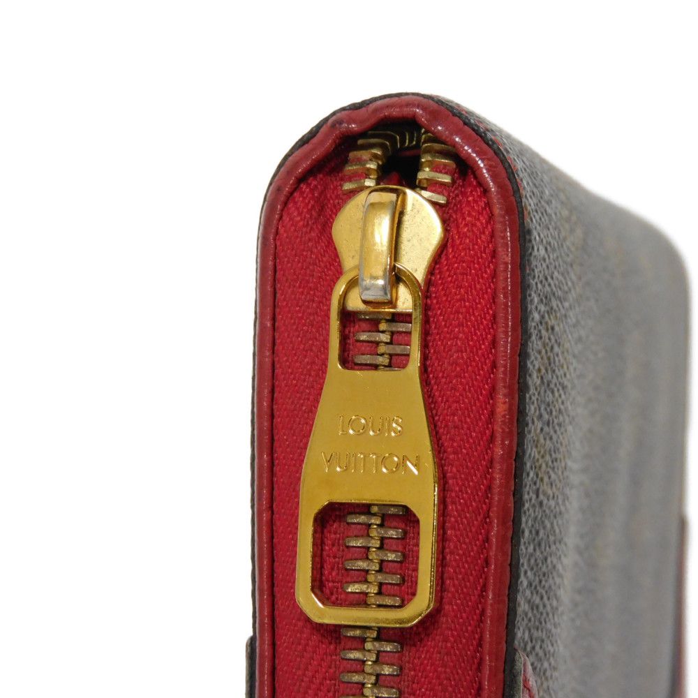 LOUIS VUITTON Long Wallet Purse M61854 Monogram canvas x Calfskin leather Slys Monogram Retiro Zippy wallet