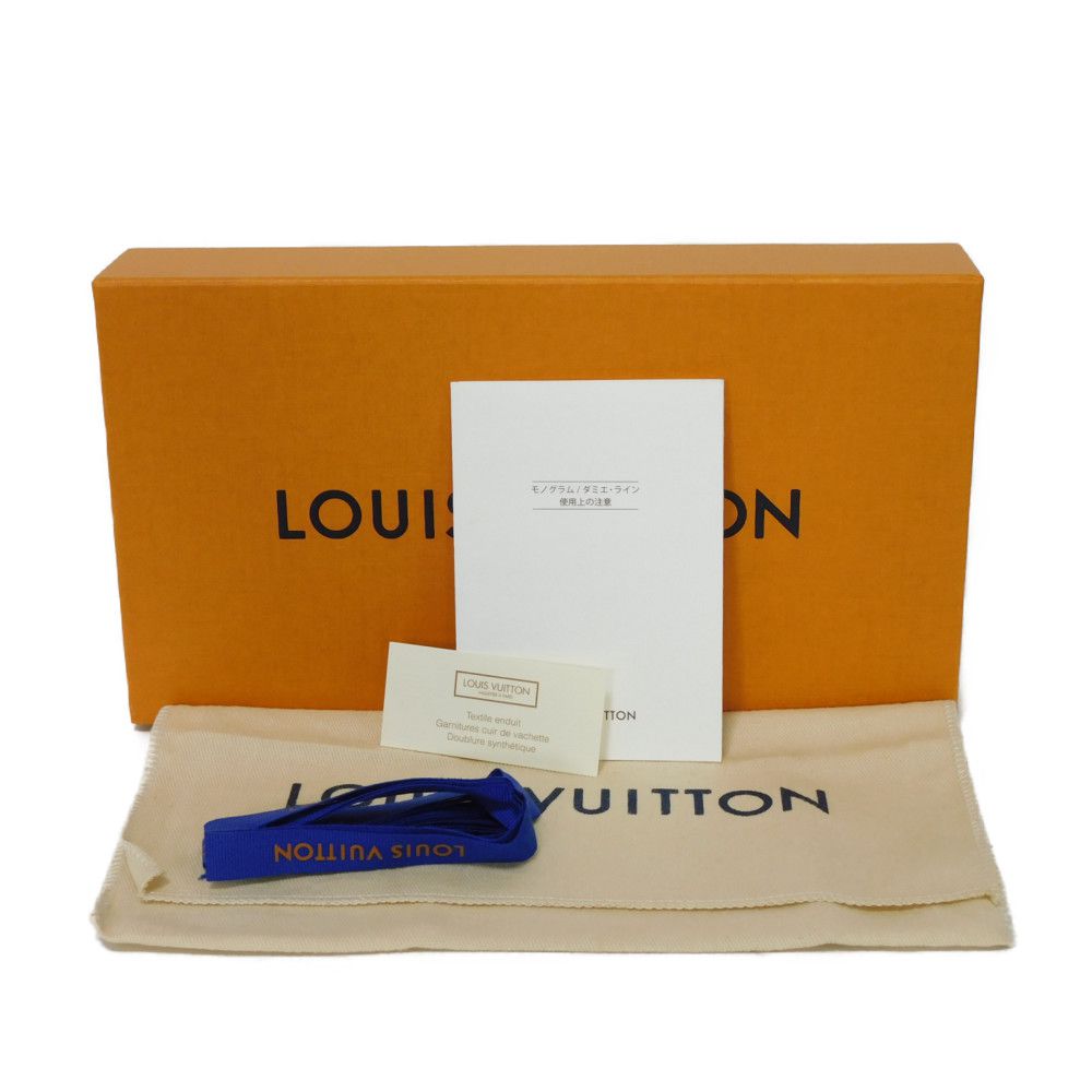 LOUIS VUITTON Long Wallet Purse M61854 Monogram canvas x Calfskin leather Slys Monogram Retiro Zippy wallet
