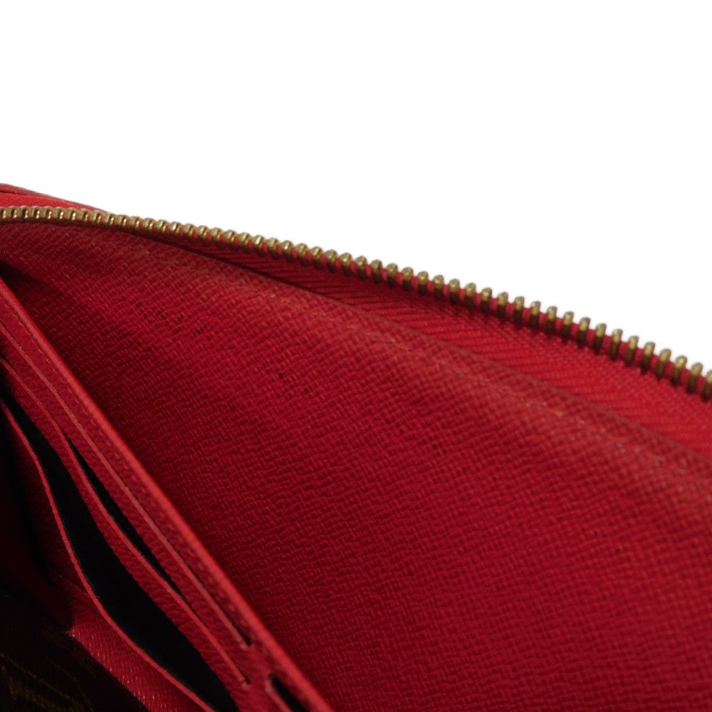 LOUIS VUITTON Long Wallet Purse M61854 Monogram canvas x Calfskin leather Slys Monogram Retiro Zippy wallet